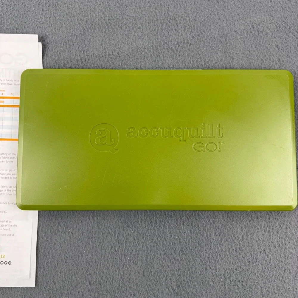 AccuQuilt GO! Fitted Face Masks‎ Small Adult Fabric Cutting Die 55044 Green Grey